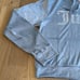 NEW! NWT JUICY COUTURE Velour OG Big Bling Hoodie Montana Blue Size M
