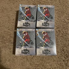 LOT (4x) Upper Deck Skybox Marvel Metal Universe Blaster Box IN HAND