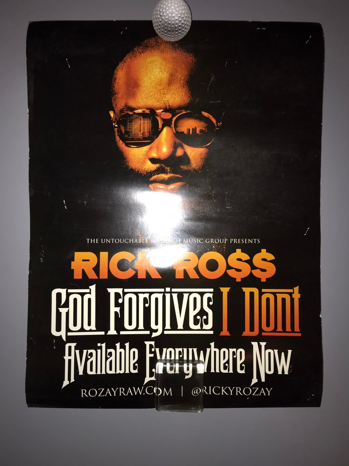 Rick Ross 23x18 promotional poster God Forgives I Dont