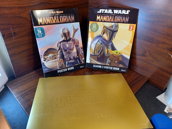 Mandalorian Lithograph Set + Poster Books (Season 1+2) NEW-Free Shipping