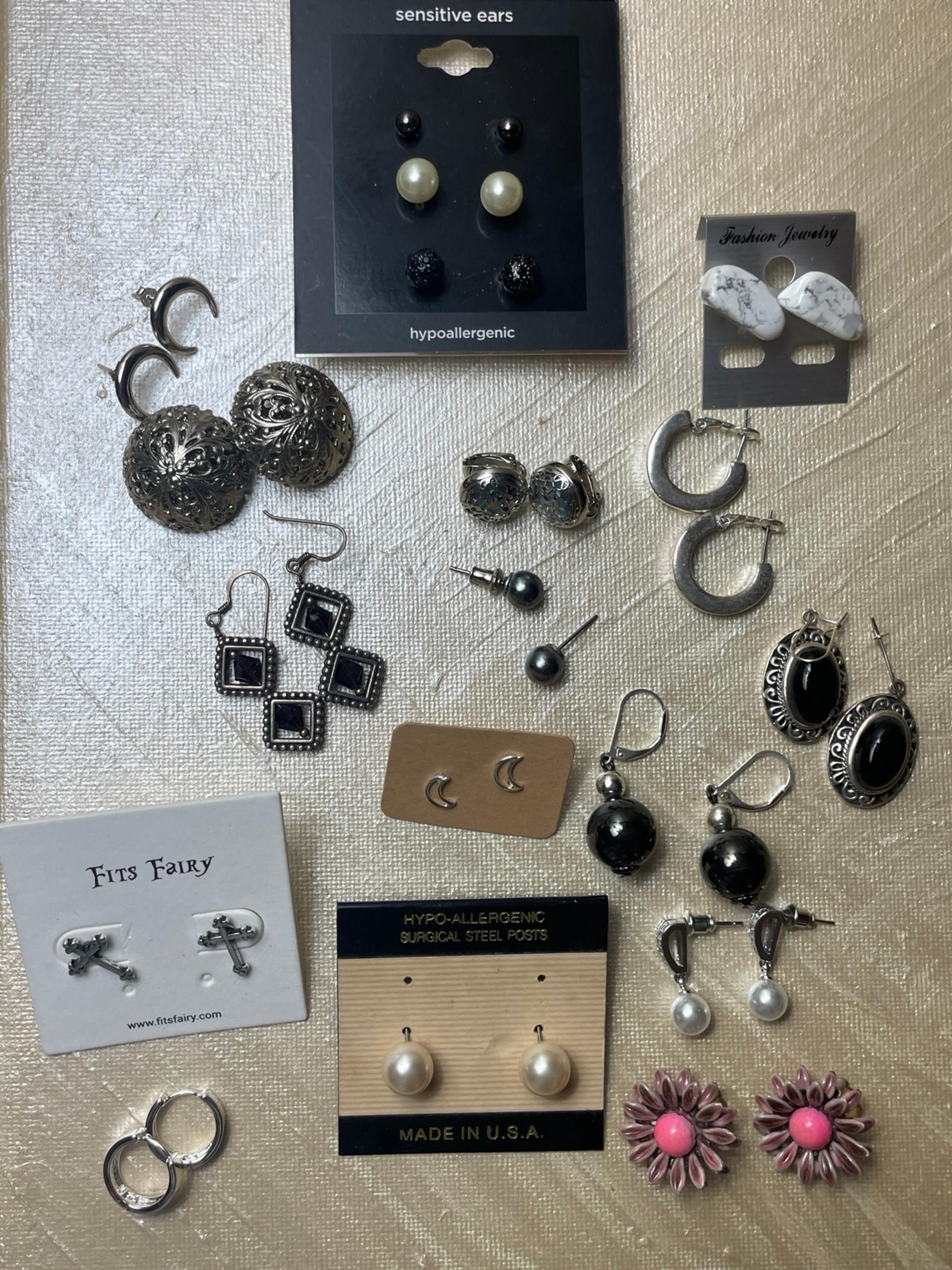 16 Pairs of Earrings
