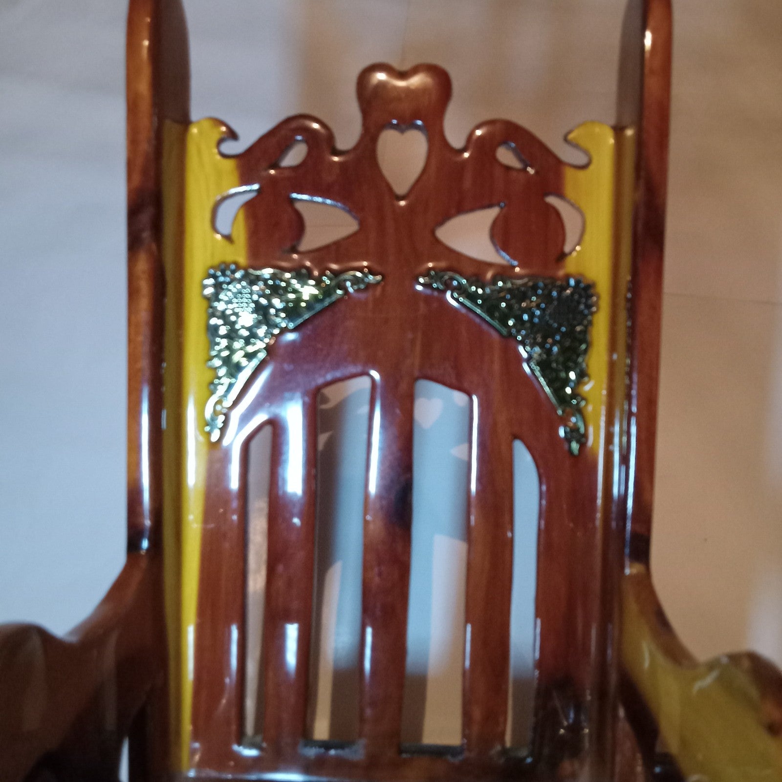 Rocking chair ,clock.