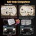 4x Bright Hi/Low LED Headlights for 1982-1992 Chevrolet Camaro 3rd Gen