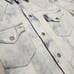 Polo Ralph Lauren Denim Shirt Women XS Snap Front Acid Wash Cowgirl Western Y2K