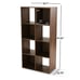 Sturdy and durable 8-Cube Storage Organizer, Canyon Walnut-3SDF