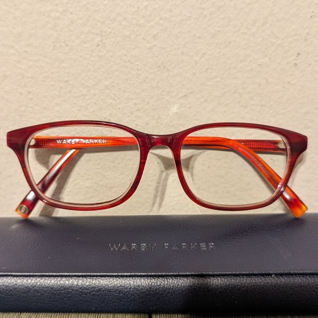 Warby Parker Marshall Glasses Eyeglasses frame in Red