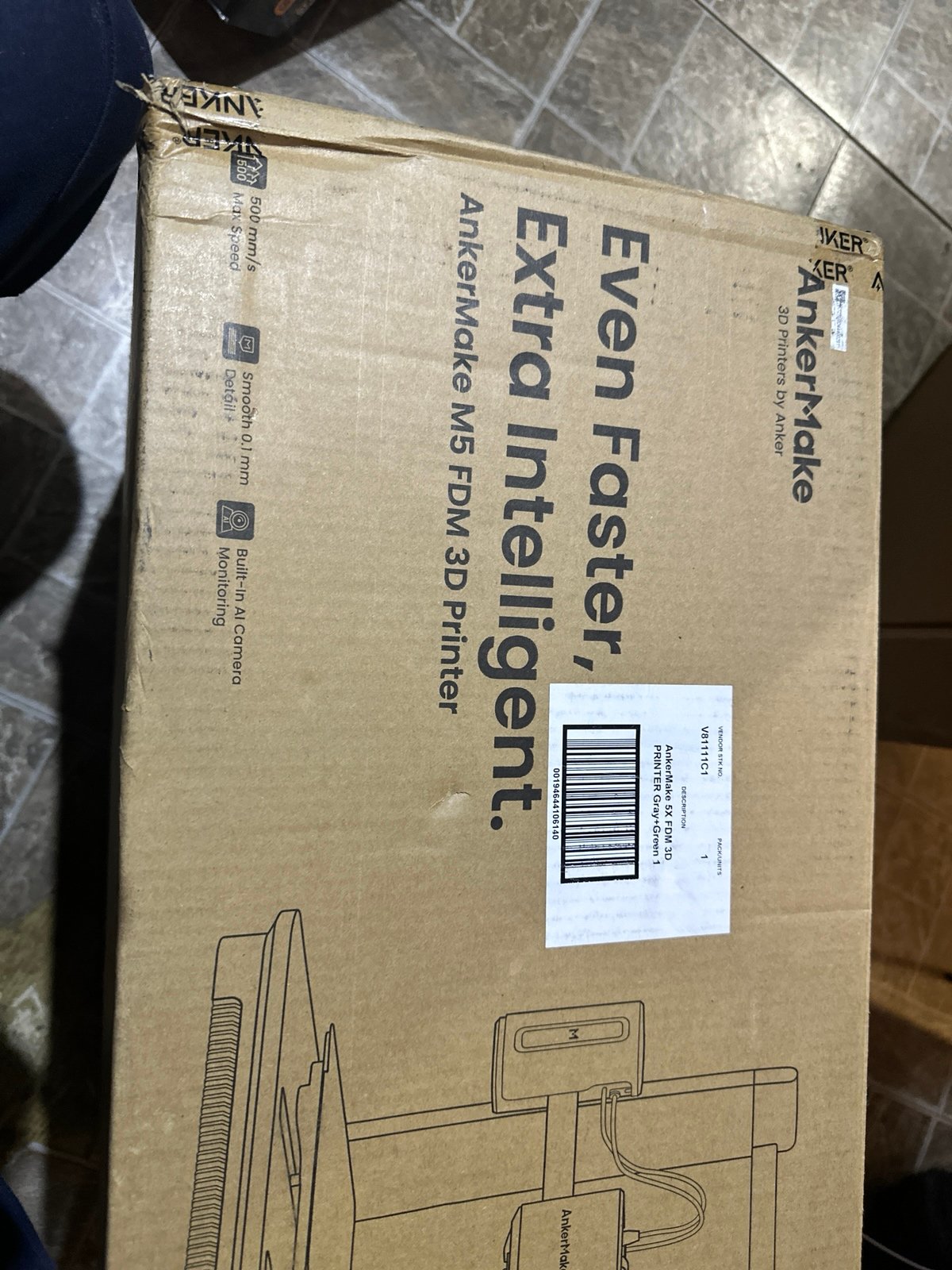 ankermake 5x fdm 3d printer
