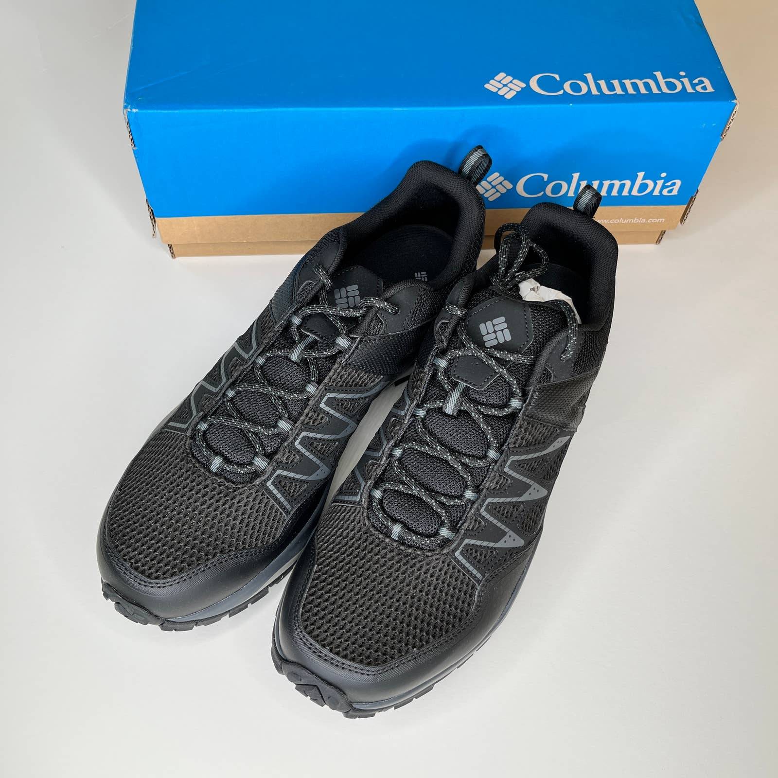 Columbia Wayfinder II Black Trail Shoe, New, 10