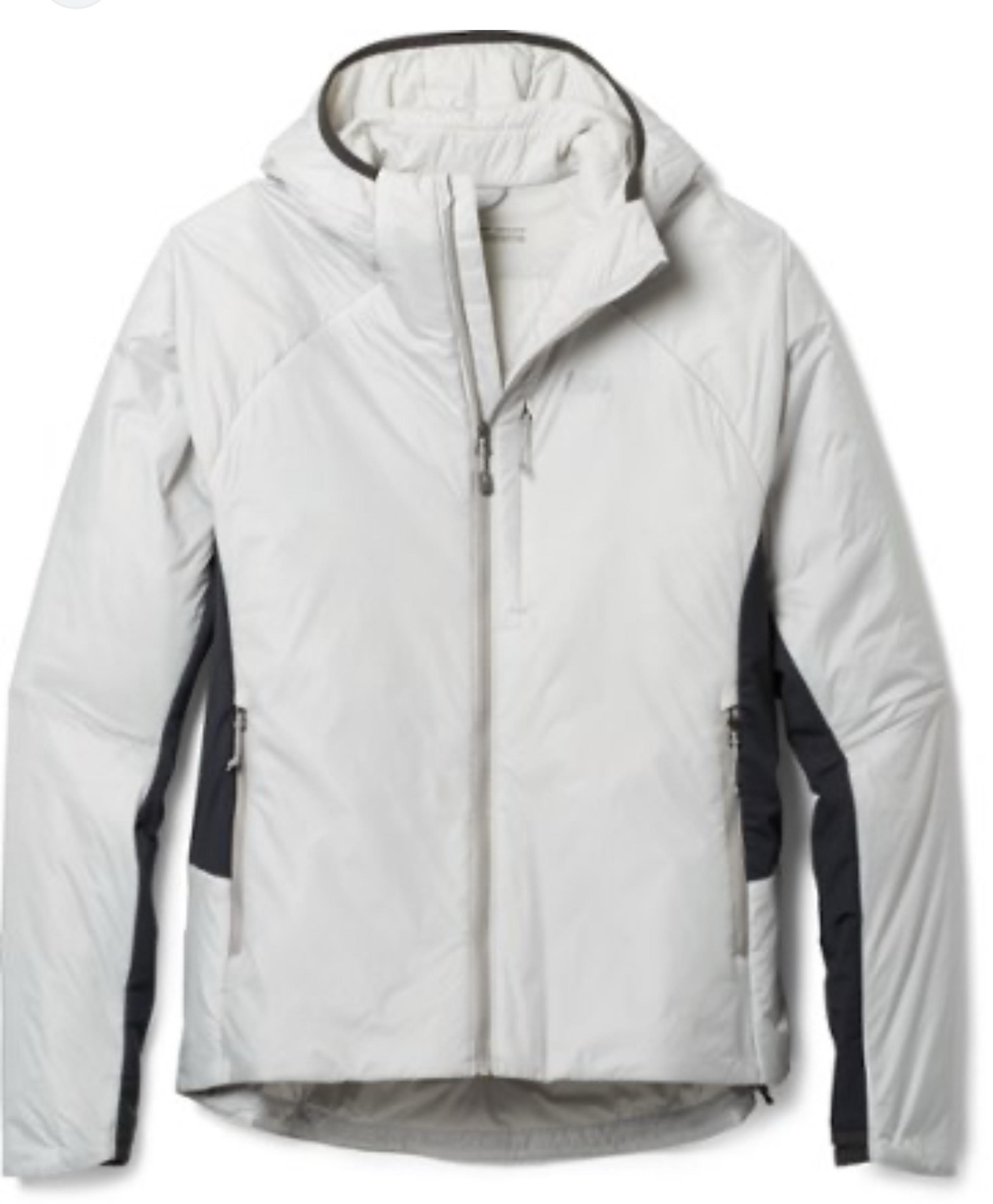 REI ‘Flash’ Stretch Panel Hybrid Insulated Nylon Hoodie Jacket Women’s Size 2XL