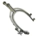 Unique English 20-Pt Horizontal Rowel Spurs, Antique from Shenendoah Valley, VA
