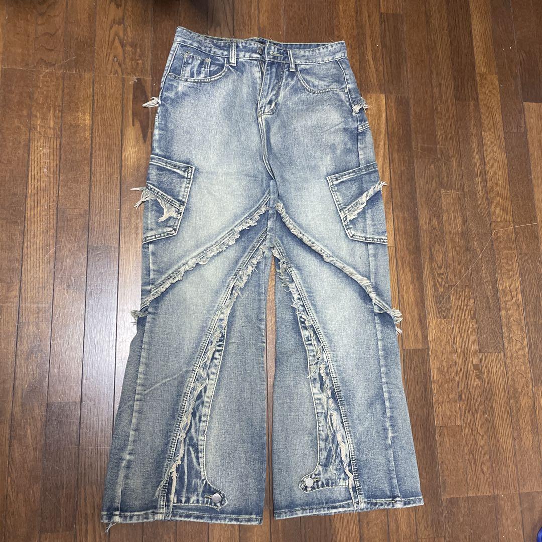 Personsoul-style Y2K Flare Denim