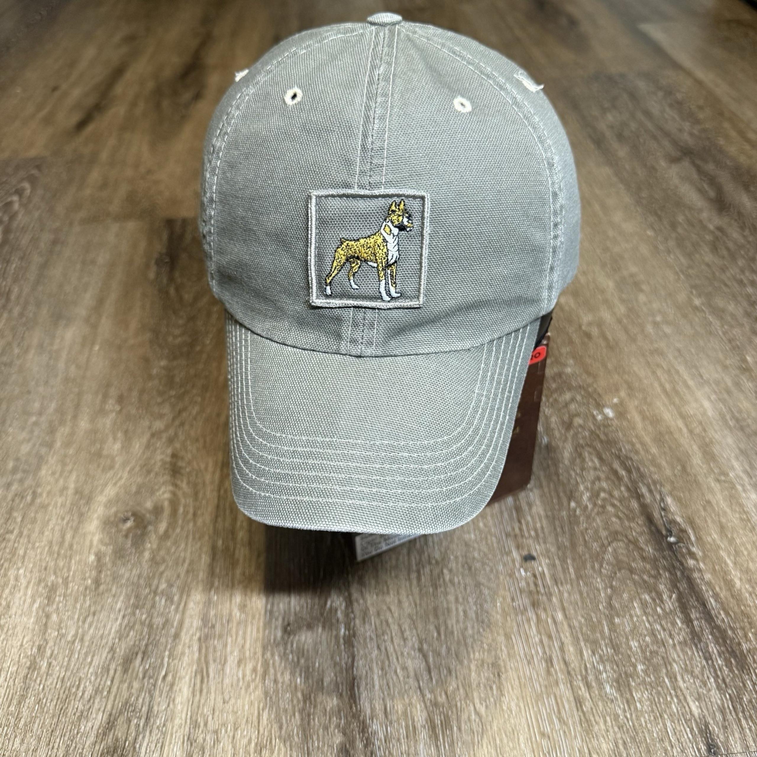 Vintage GAP Hat Boxer Dog Pitbull Trucker Cap Vintage Faded Wash Canvas Canine