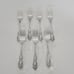 Set of 7 Oneida Deluxe Stainless Steel Monte Carlo Salad Forks 6.75 Long