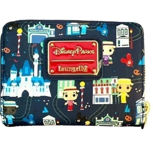 NWT Disney Parks Loungefly Wallet - Dapper Dans - Main Street U.S.A