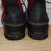 SOREL US 7 womens Out N About Mid Rain Snow Duck Boot Buffalo Plaid NL2544-011