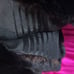 Vintage Victorian Era 1930’s Black Dyed Rabbit FUR caplet style coat