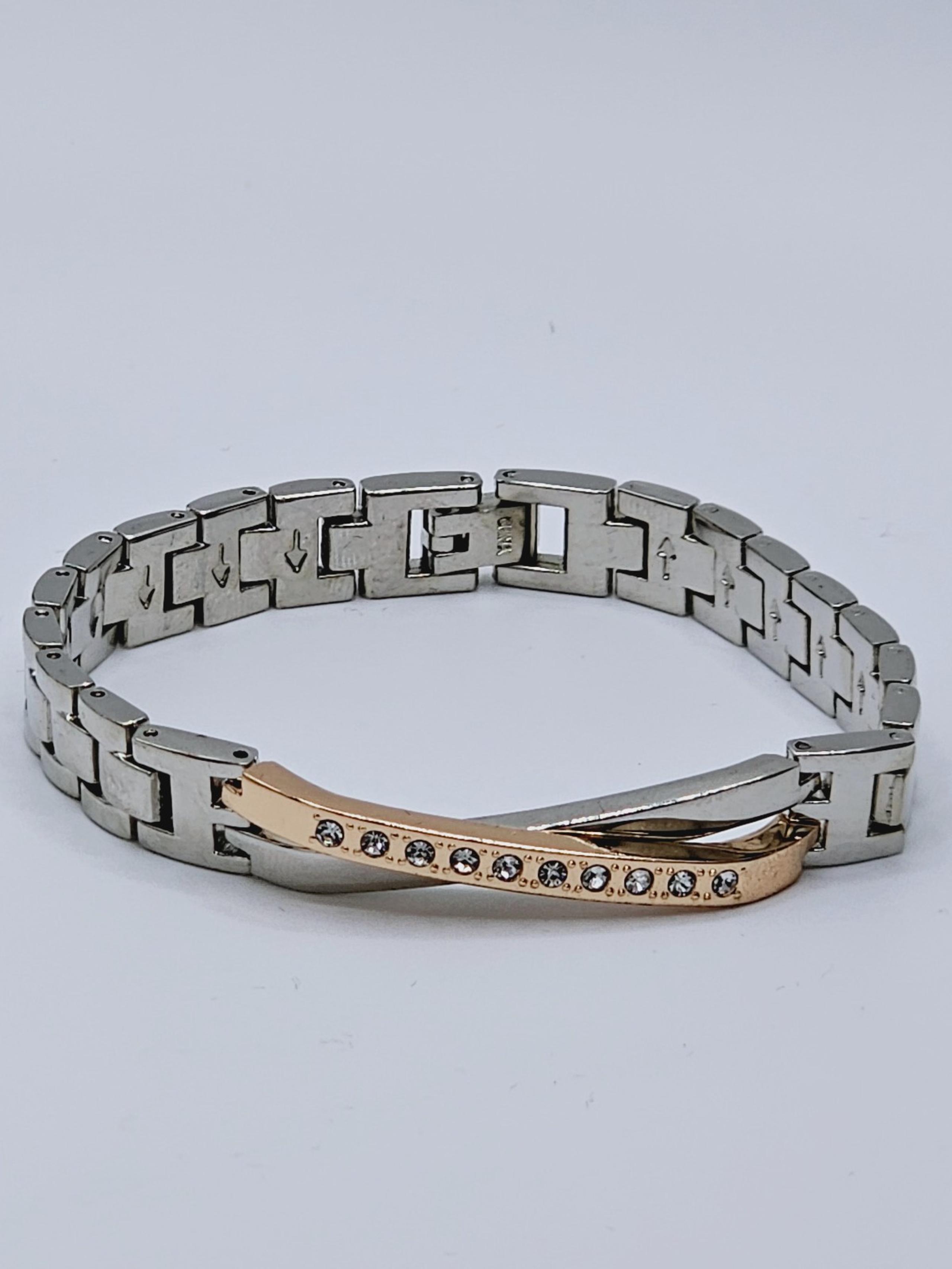 Anne Klein Women'S Swarovski Accented Bangle Bracelet