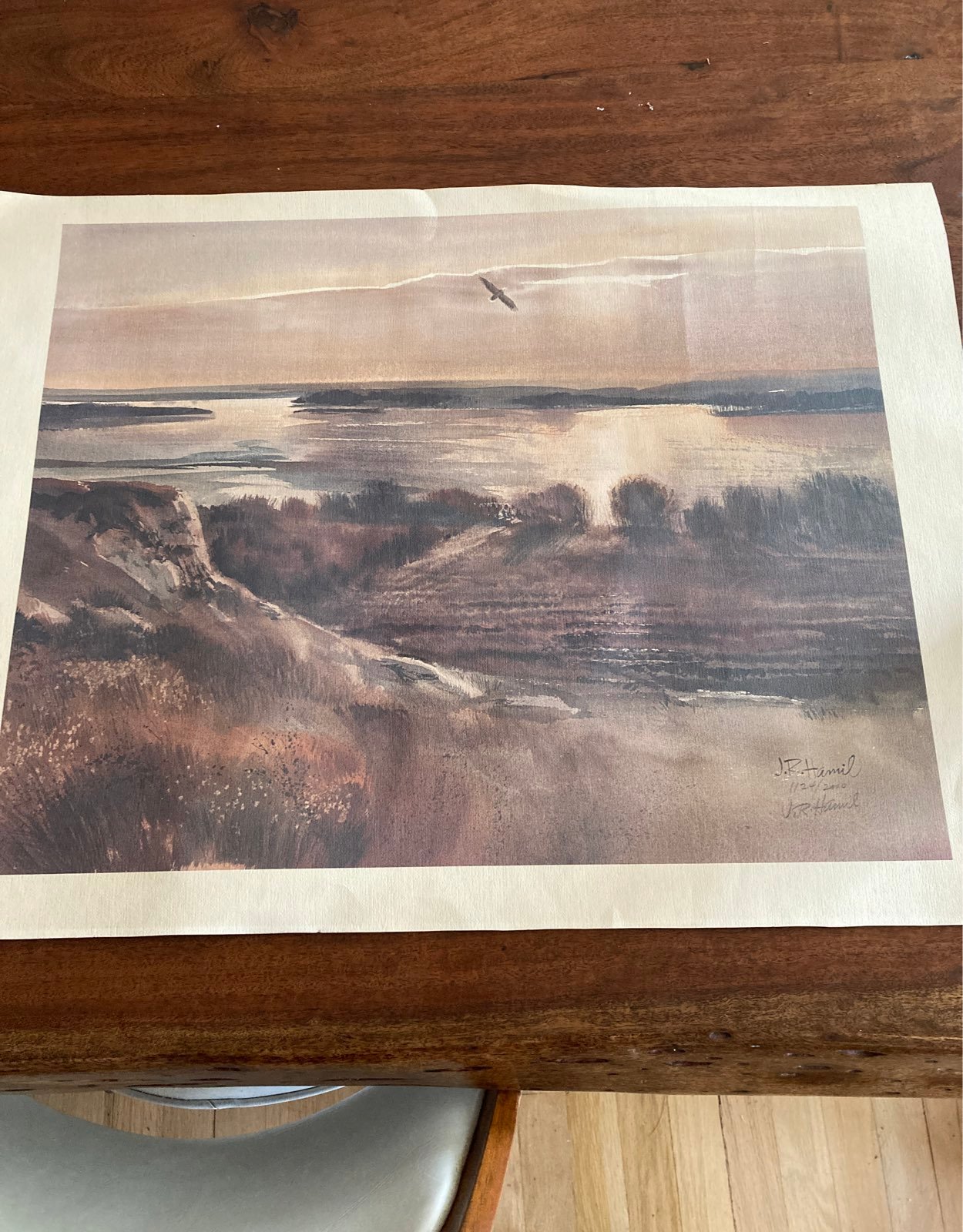 Art print by J.R. Hamil
