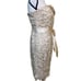 Cache lace dress with belt