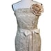 Cache lace dress with belt
