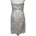 Cache lace dress with belt