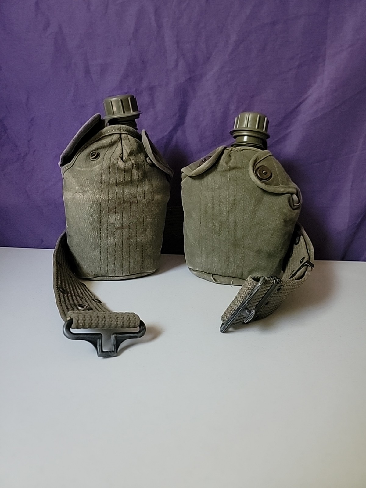 Vietnam war canteens with belt