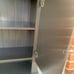 3 Tier Shelf Wooden Double Door Cabinet Extra Shelves On Bottom & Top Any Room