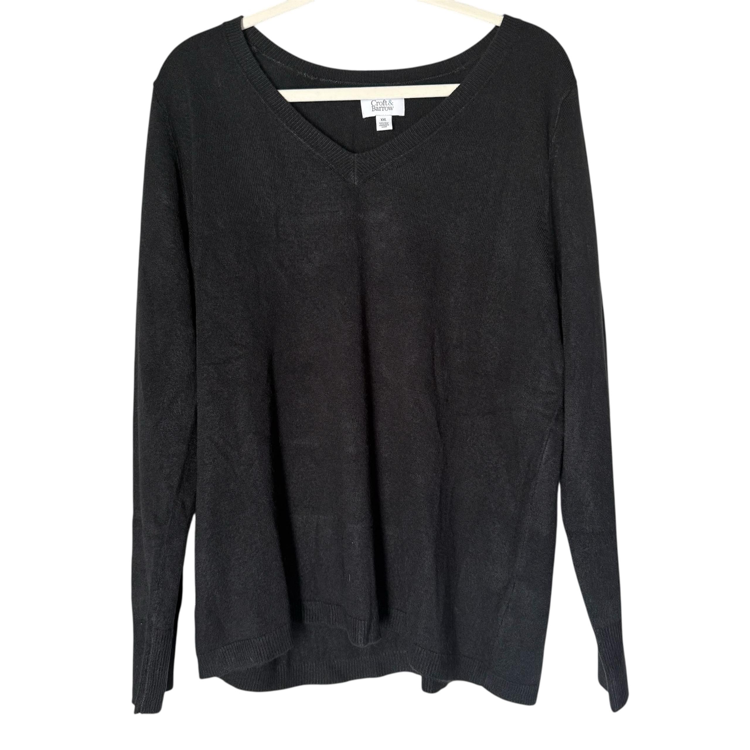 Croft & Barrow Black Sweater XXL