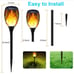 Solar Lights Outdoor Decorative, Pack of 6 Ultra-Lager Solar Torch Light with Fl
