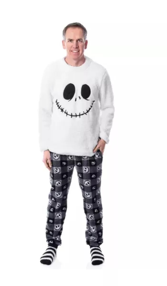 Jack Skellington Men's Pajamas 3X