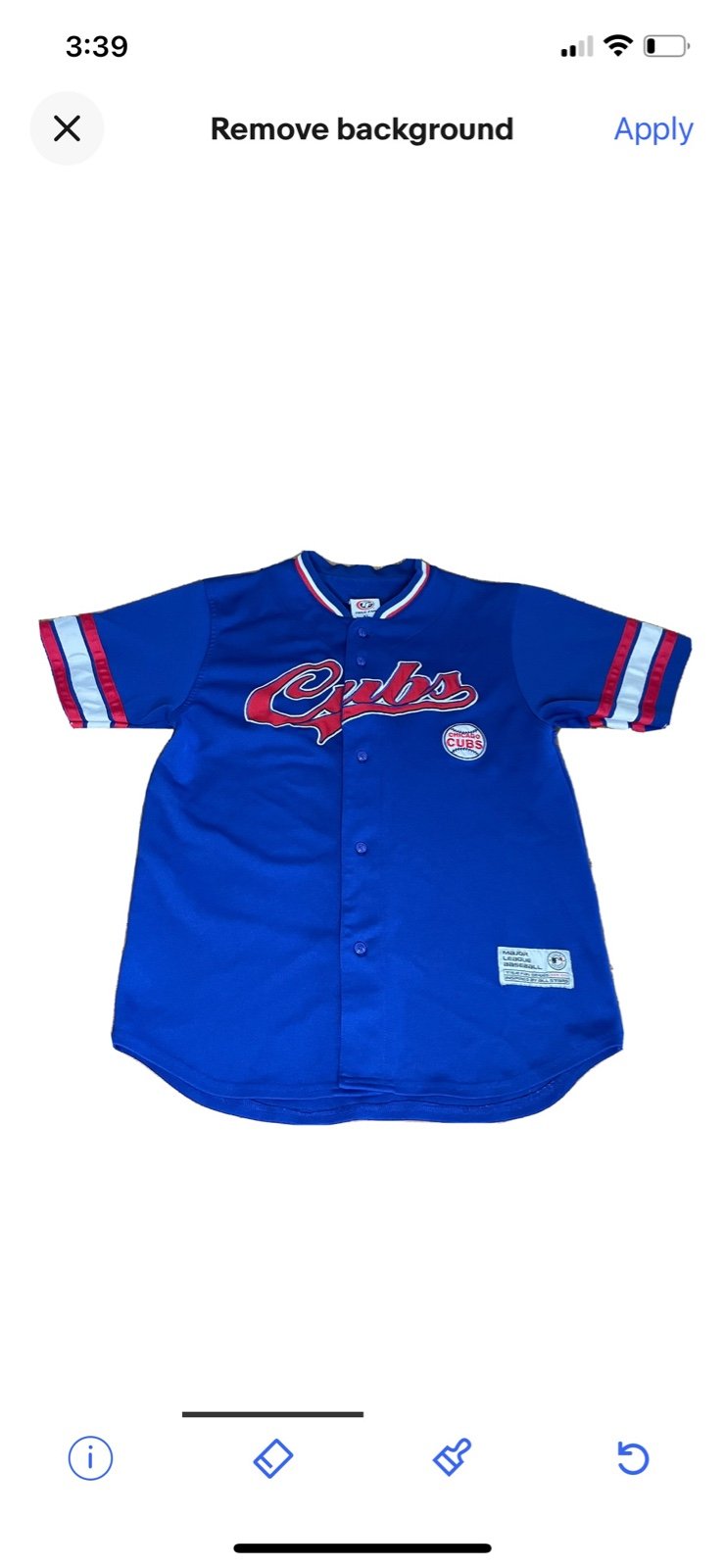 Vintage Chicago Cubs #25 Derrick Lee Jersey Genuine MLB Y2K  Tagged, Youth XL -