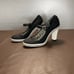 vintage Coach heels black and white size:7 1/2B