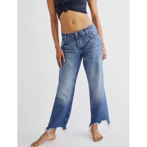 We The Free Maggie Mid-Rise Straight-Leg Jeans size 25
