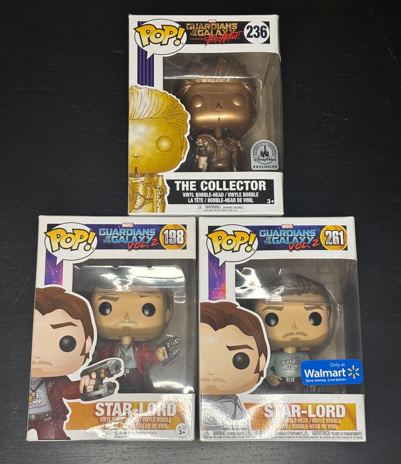 Funko Pop! Marvel : Guardians of the Galaxy Bundle ( 3 Figures )