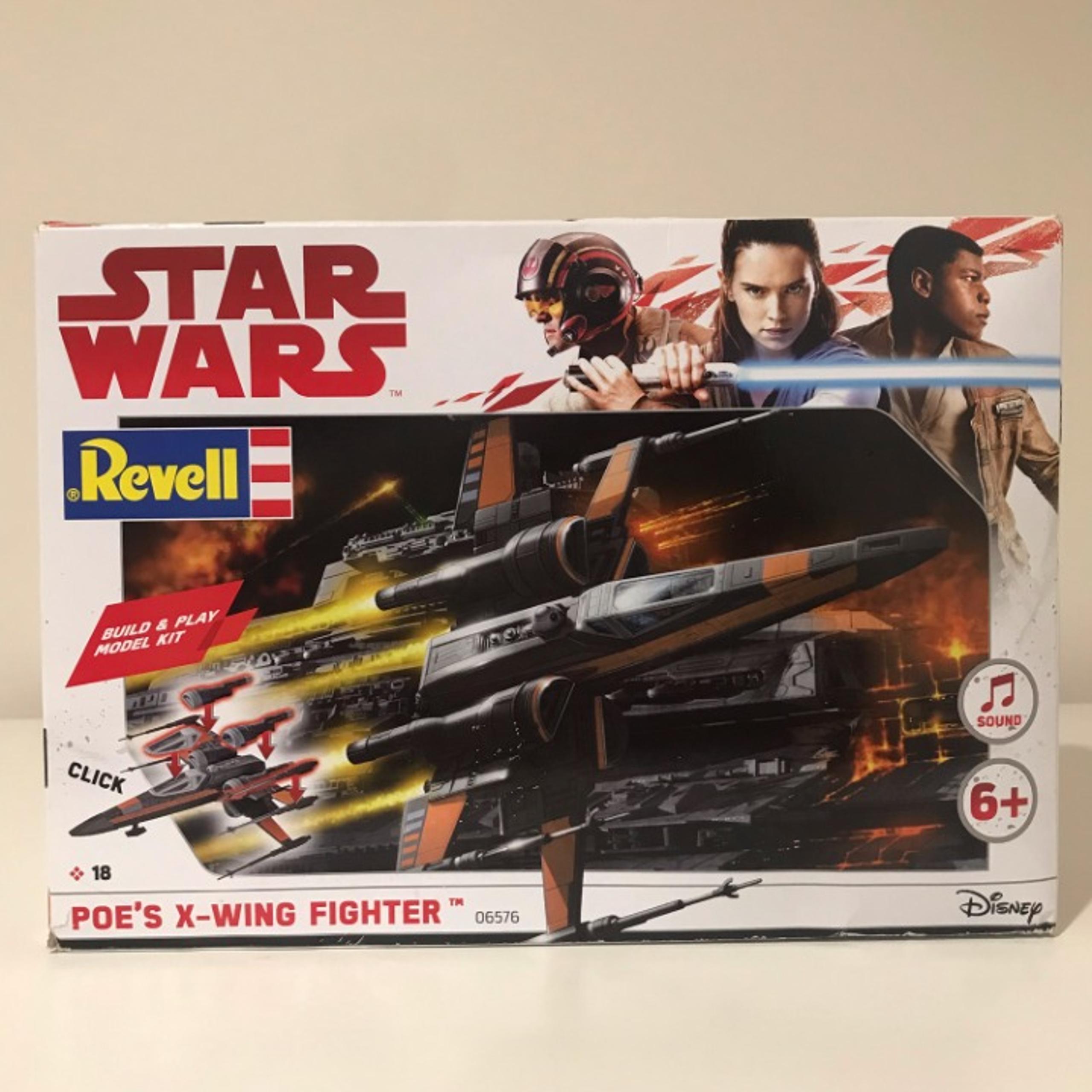Star Wars Poe's X-Wing Fighter Build and Play Model Kit Revell 06576 NEW