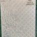 Rare Anna Griffin FLORAL CHECK Decorative Scenes Emboss Folder Elegant designs