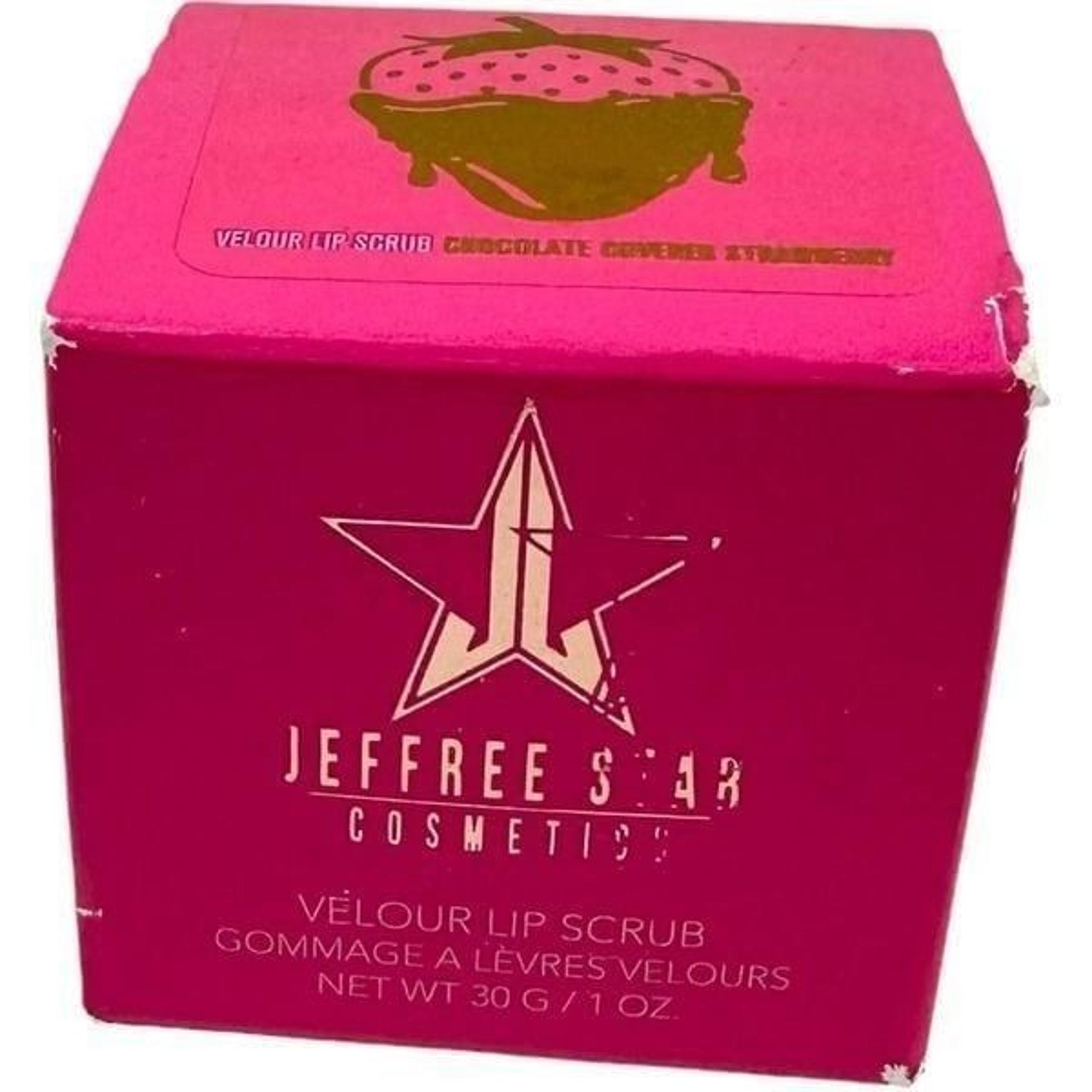 Jeffree Star Cosmetics Velour Lip Scrub in Chocolate Covered Strawberry NWT RARE