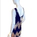 BB Dakota Rhinna Sequin Chevron Tank Slip Dress Size Small Black Silver NWT