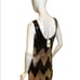 BB Dakota Rhinna Sequin Chevron Tank Slip Dress Size Small Black Silver NWT