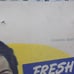 Vintage Double Fresh Wonder Bread Cardboard Store Sign