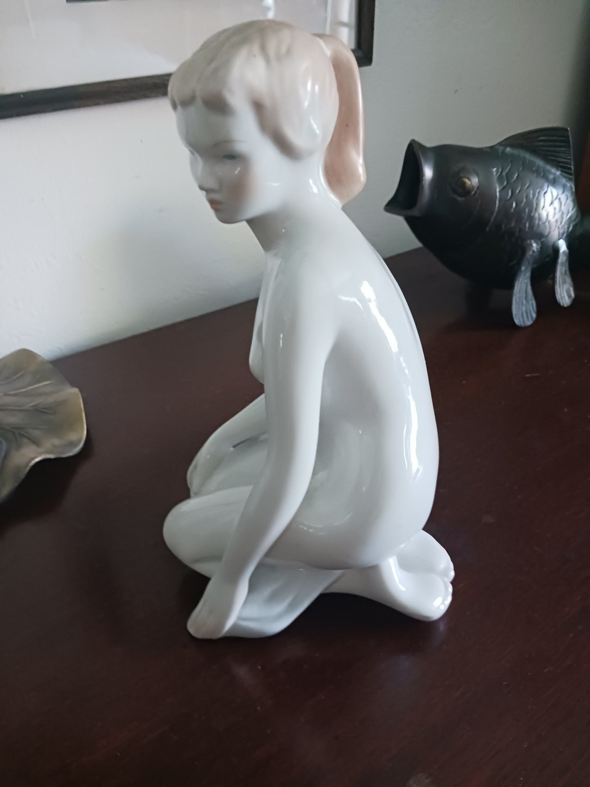 Vintage porcelain nude figurine