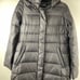 The North Face womens long black puffer 600 fill down jacket with faux hood
