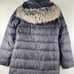 The North Face womens long black puffer 600 fill down jacket with faux hood