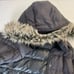 The North Face womens long black puffer 600 fill down jacket with faux hood