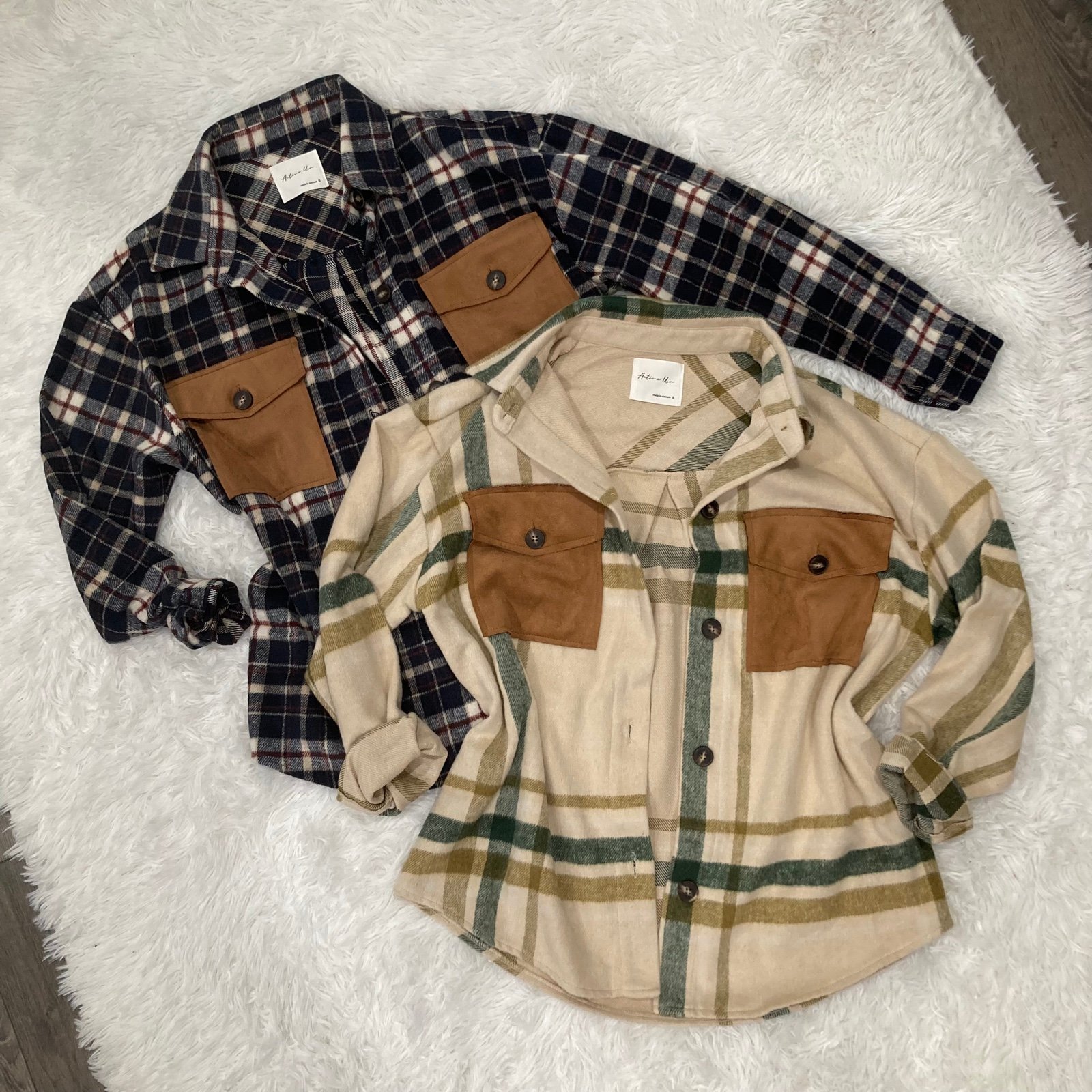 Flannels shackets women’s button down relaxed fit