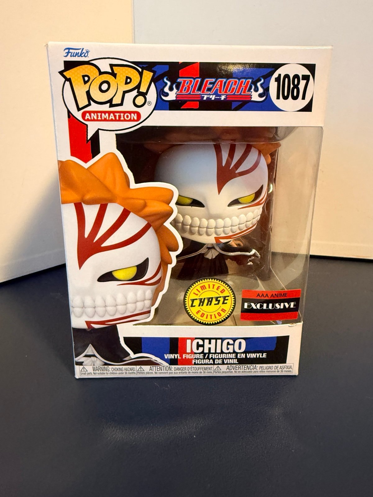 Funko Pop Bleach Ichigo AAA Anime Exclusive Chase 1087