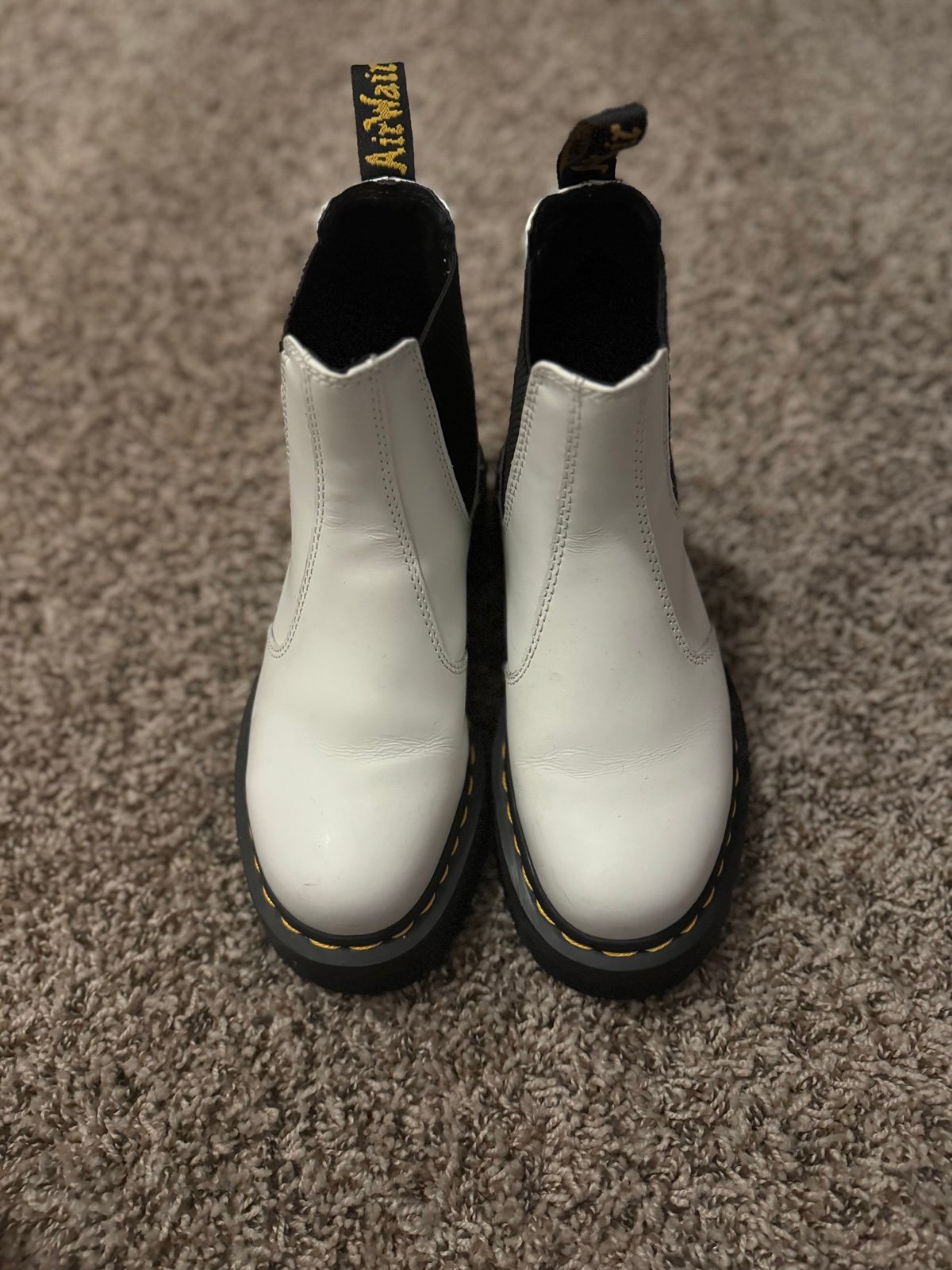 Dr Martens White Boots