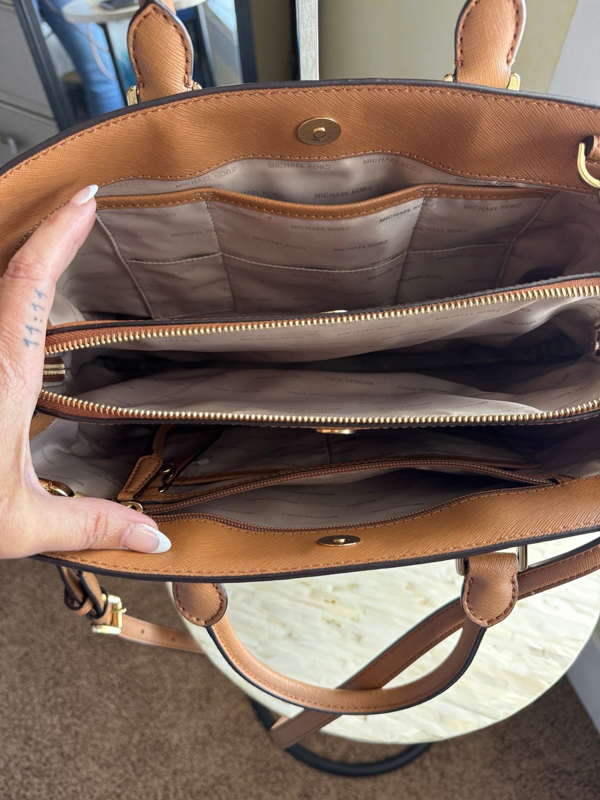 michael kors two way bag