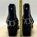 Sam Edelman Leather Bellamie Boot Black Moto Western Ankle Boots Size 7M NEW!