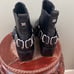 Sam Edelman Leather Bellamie Boot Black Moto Western Ankle Boots Size 7M NEW!